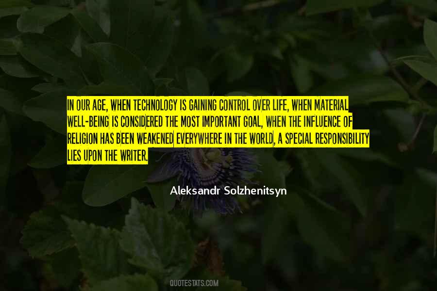 Age Of Technology Quotes #189169