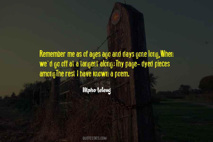 Ages Ago Quotes #1563238