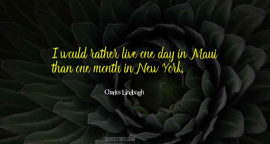 One Month Quotes #575081