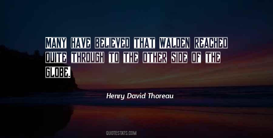 Henry David Thoreau Walden Quotes #449656