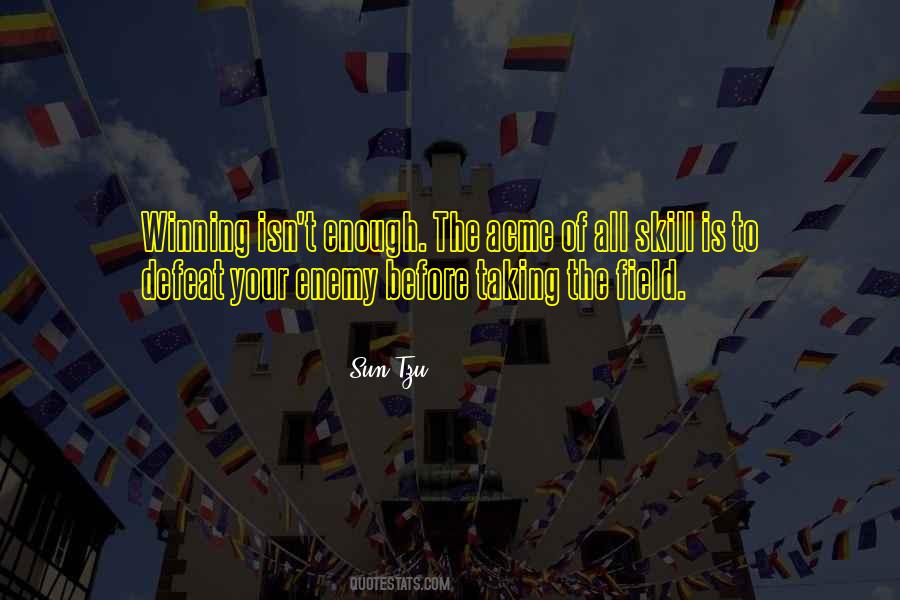 Defeat The Enemy Quotes #73547