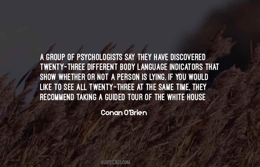 Lying From Psychologists Quotes #291461