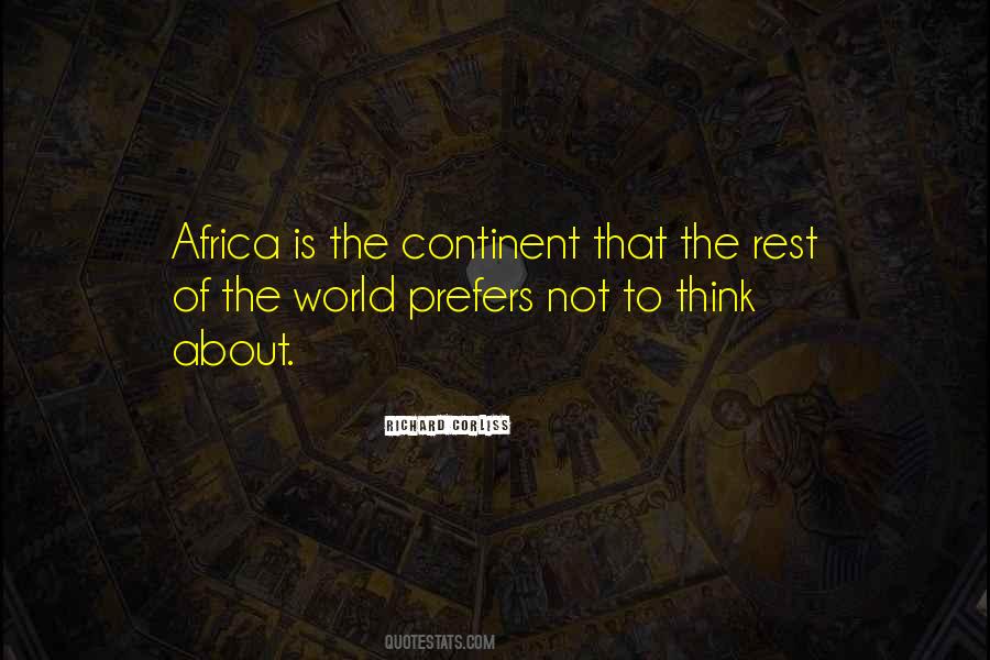 Continent Of Africa Quotes #1365562