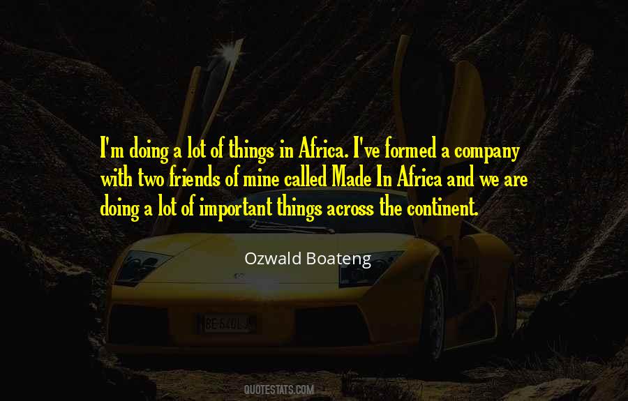 Continent Of Africa Quotes #250866