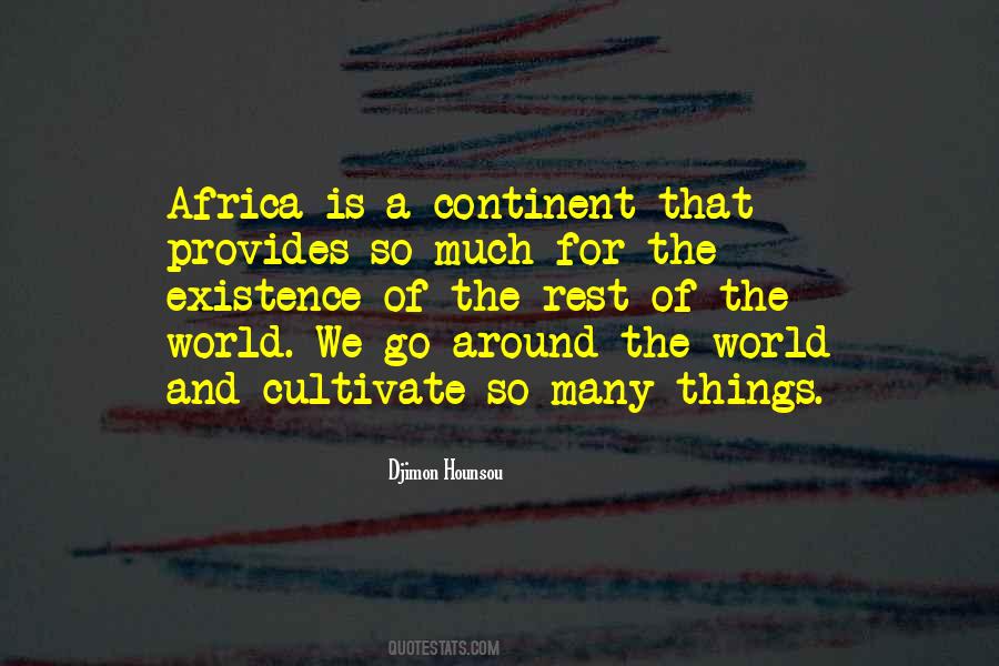 Continent Of Africa Quotes #595060