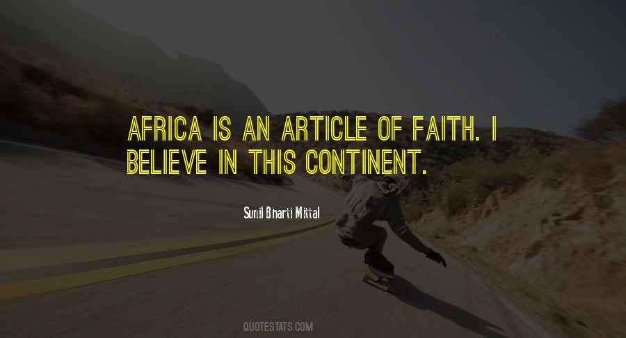 Continent Of Africa Quotes #626240