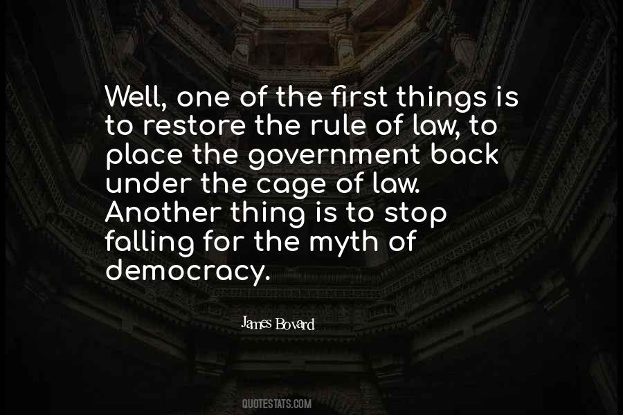 Falling Democracy Quotes #1567622