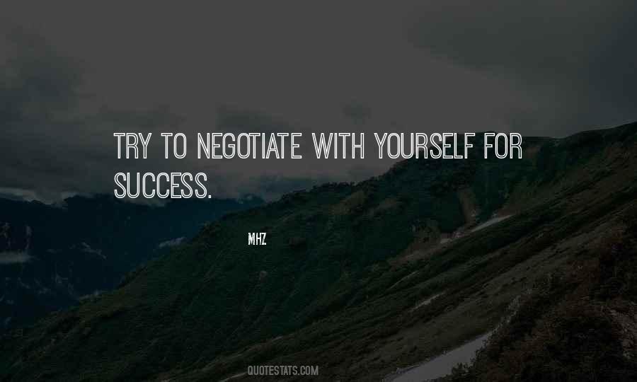 Quotes About Negotiate #1021322