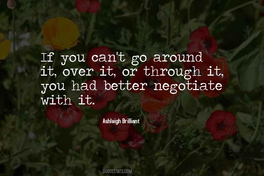 Quotes About Negotiate #1032672