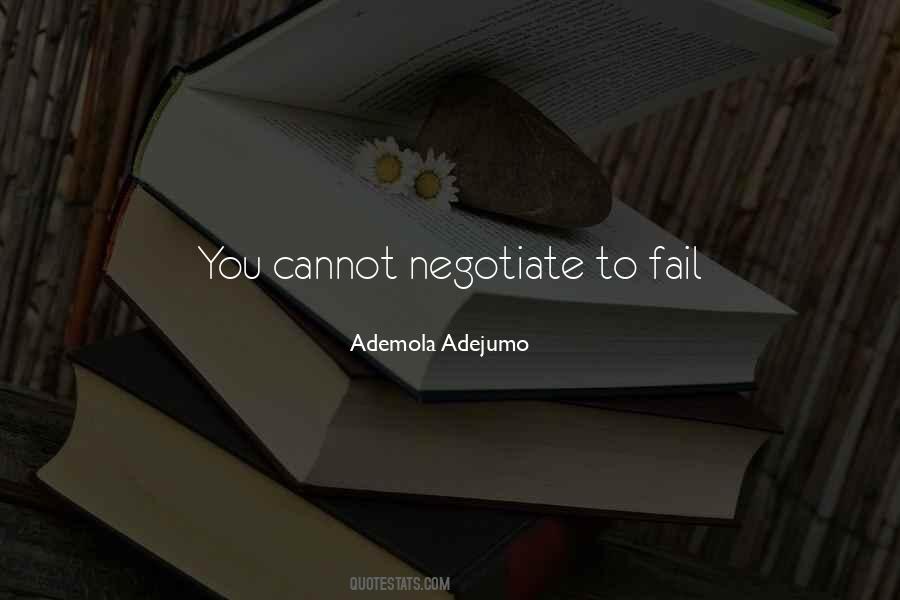 Quotes About Negotiate #1393268