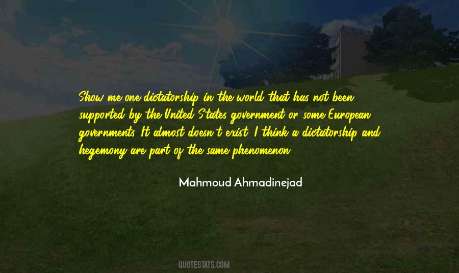 Ahmadinejad Quotes #934574