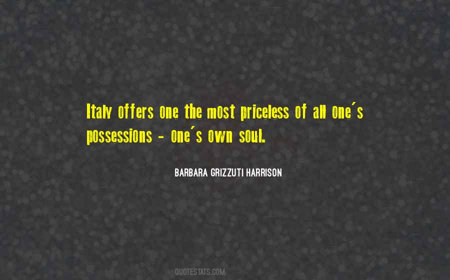 Priceless Possession Quotes #1809825