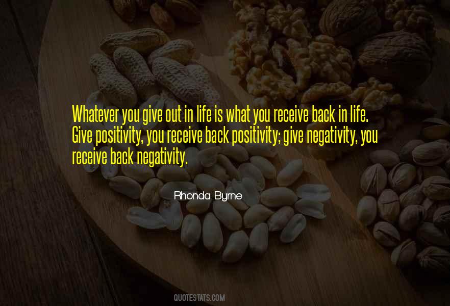 Quotes About Negativity In Life #1816370