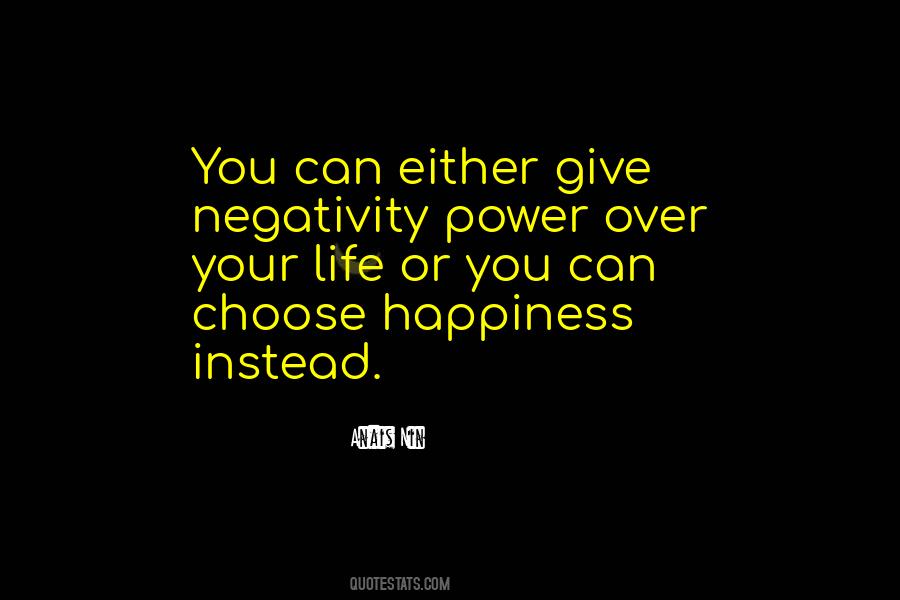 Quotes About Negativity In Life #894584