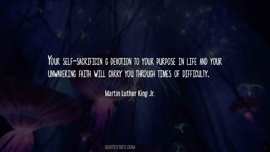 Devotion To Life Quotes #1126701