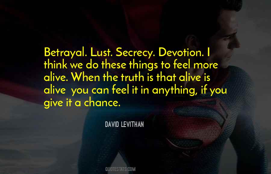 Devotion To Life Quotes #332248
