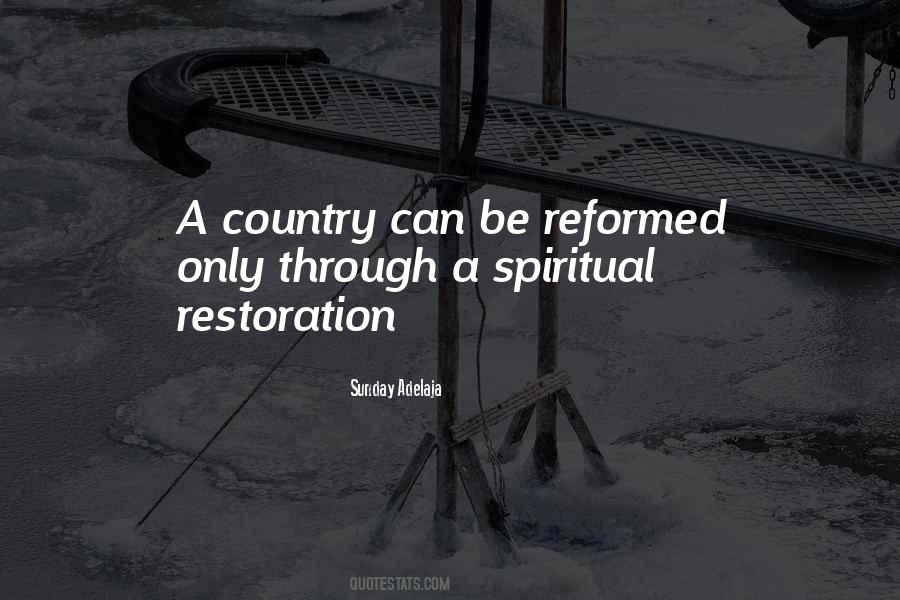 Spiritual Restoration Quotes #864707