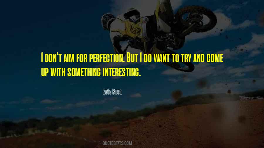 Aim For Perfection Quotes #1805508