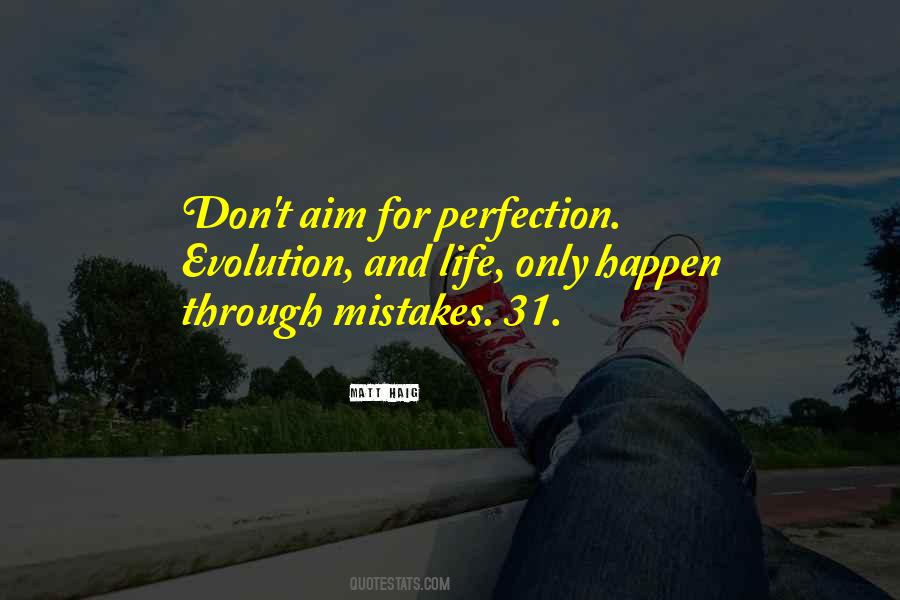 Aim For Perfection Quotes #544108
