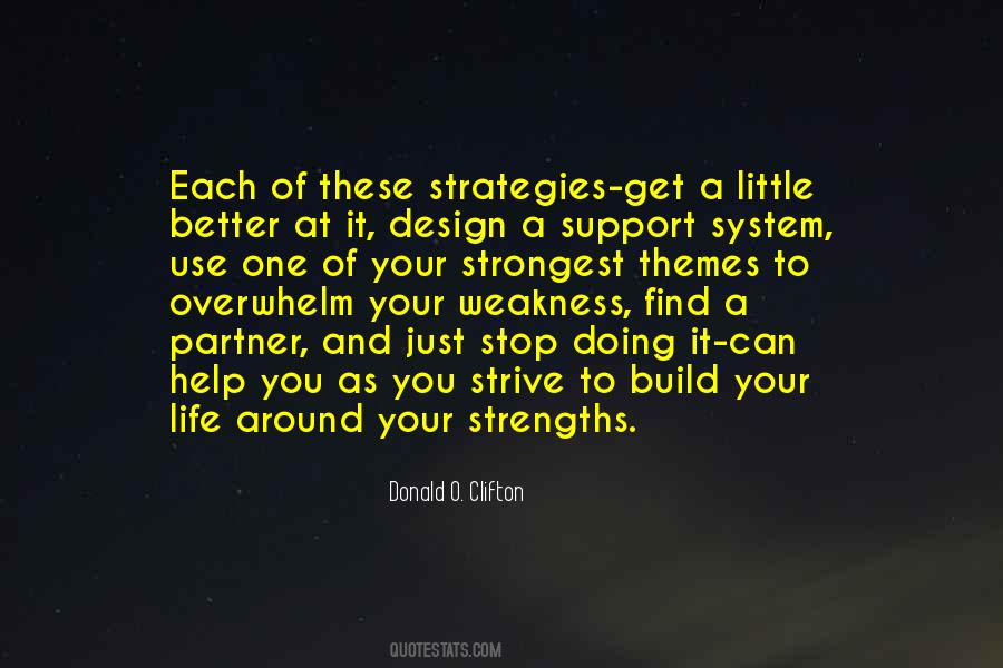 Weakness And Strengths Quotes #308541