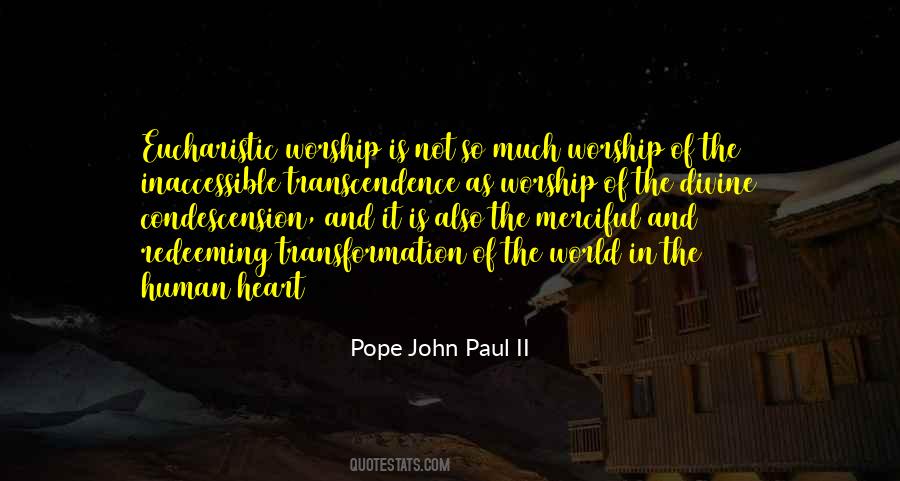 Eucharistic Worship Quotes #1167322