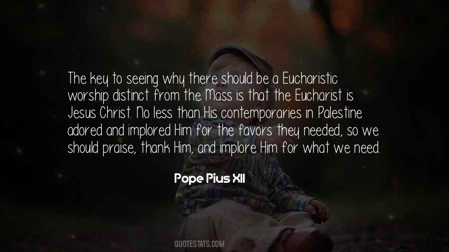 Eucharistic Worship Quotes #877899