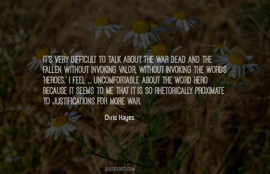 The War Hero Quotes #61206