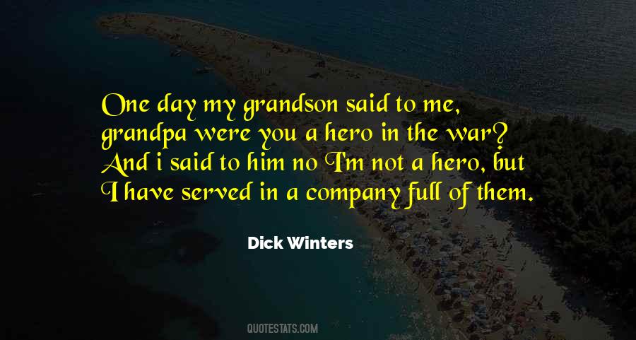 The War Hero Quotes #973815