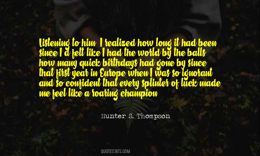 First Year Quotes #1052493