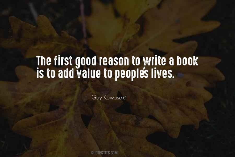 Add Value To Our Lives Quotes #1688280