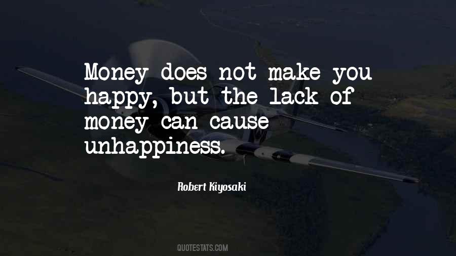Money Unhappiness Quotes #1267231