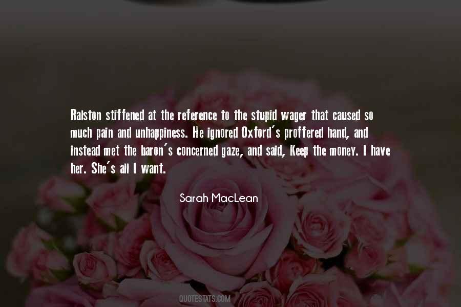Money Unhappiness Quotes #1687355