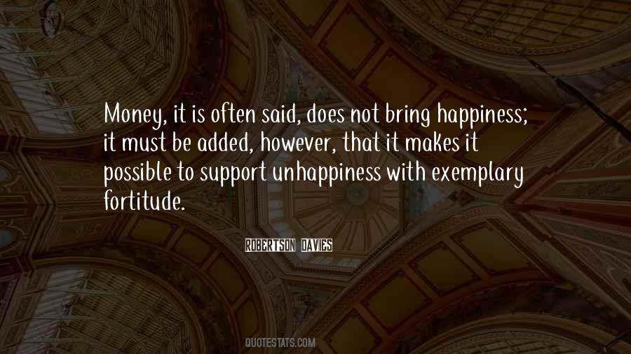 Money Unhappiness Quotes #941019