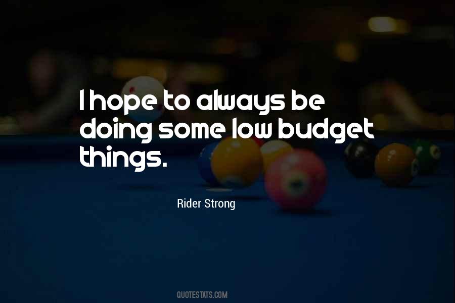 Low Budget Quotes #805915