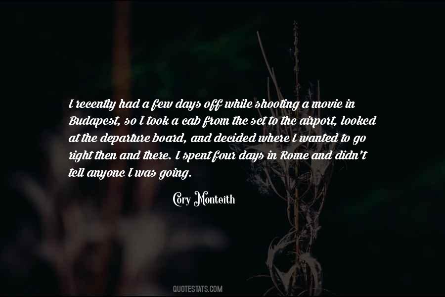 Airport Departure Quotes #505710