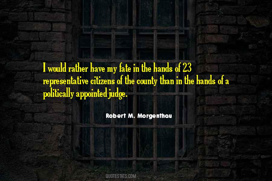 Hands Of Fate Quotes #1680712