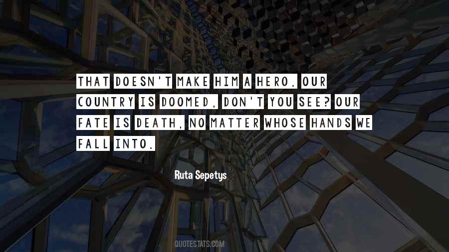 Hands Of Fate Quotes #300999