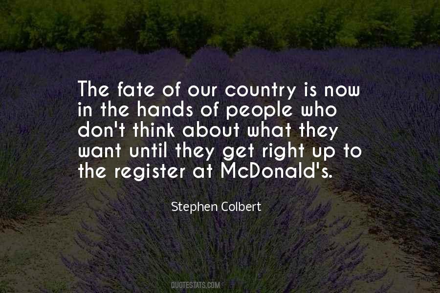 Hands Of Fate Quotes #905003