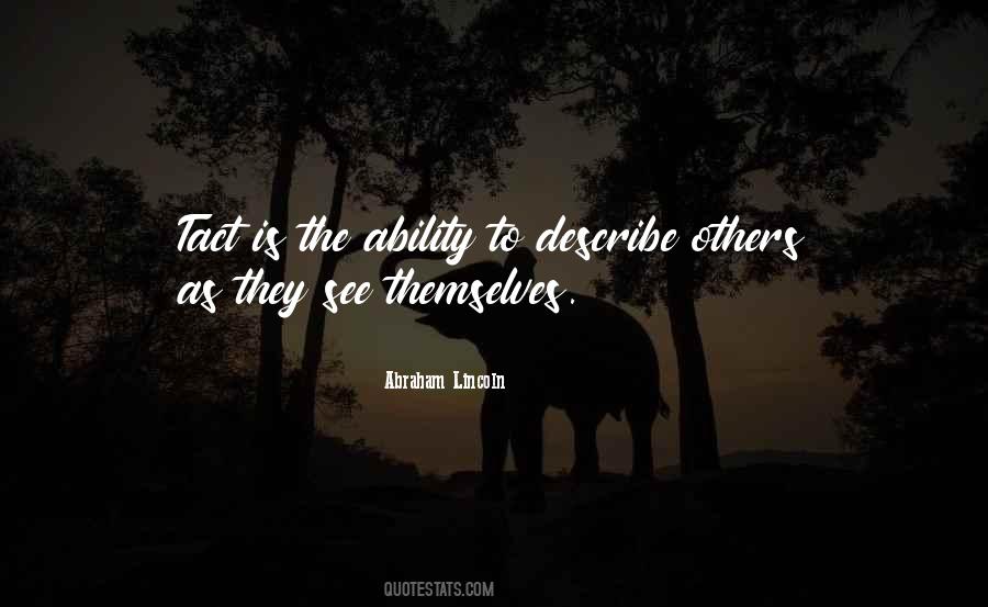 Describe Others Quotes #1516460