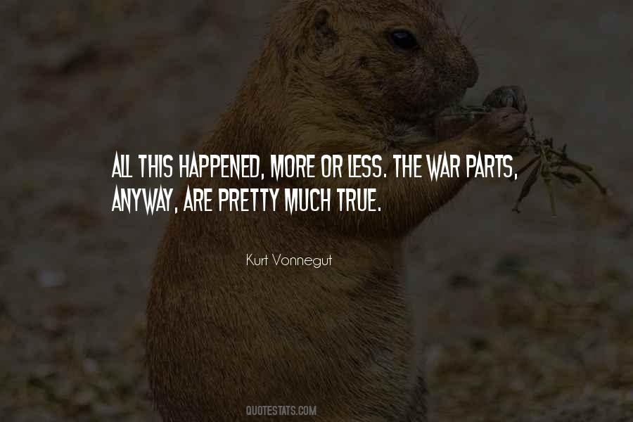 Slaughterhouse Five War Quotes #1823795