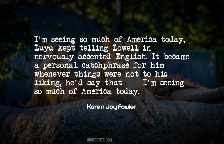 America Today Quotes #261884