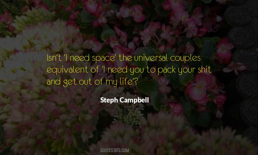 Quotes About Need Space #1504002