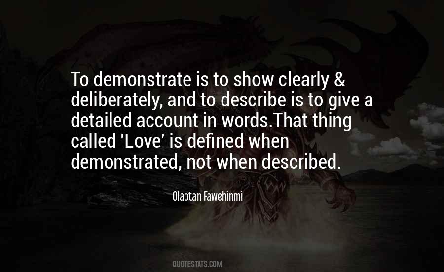 Love Describe Quotes #782927