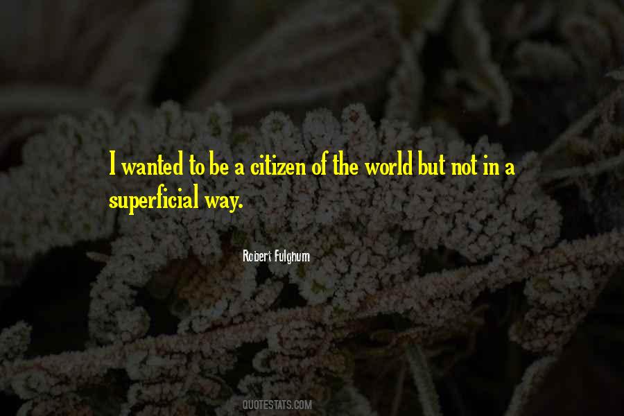 Superficial World Quotes #1508364