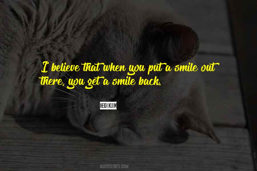 Smile Back Quotes #1056278