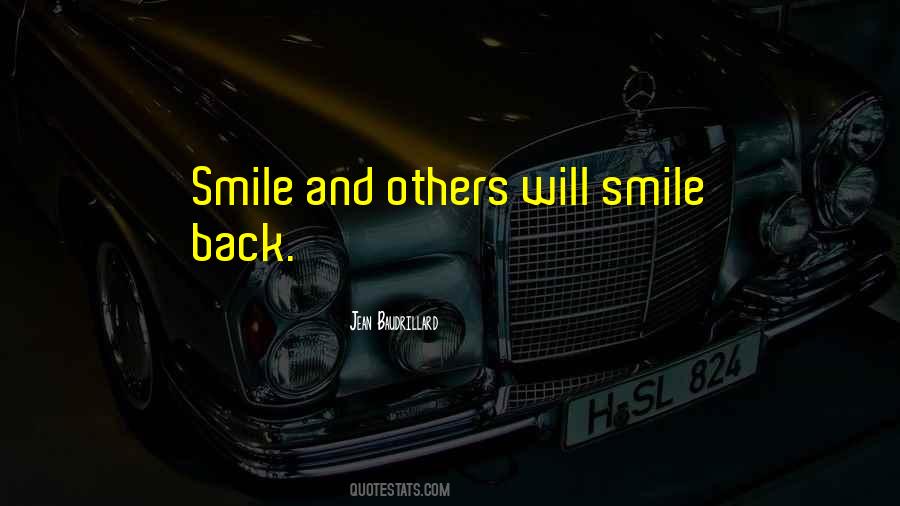 Smile Back Quotes #1420448