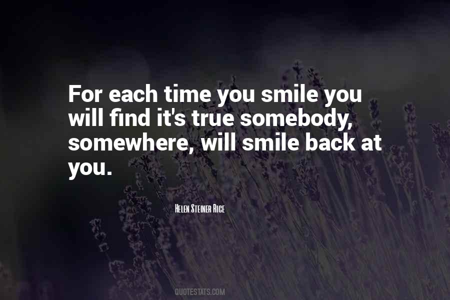 Smile Back Quotes #1670443