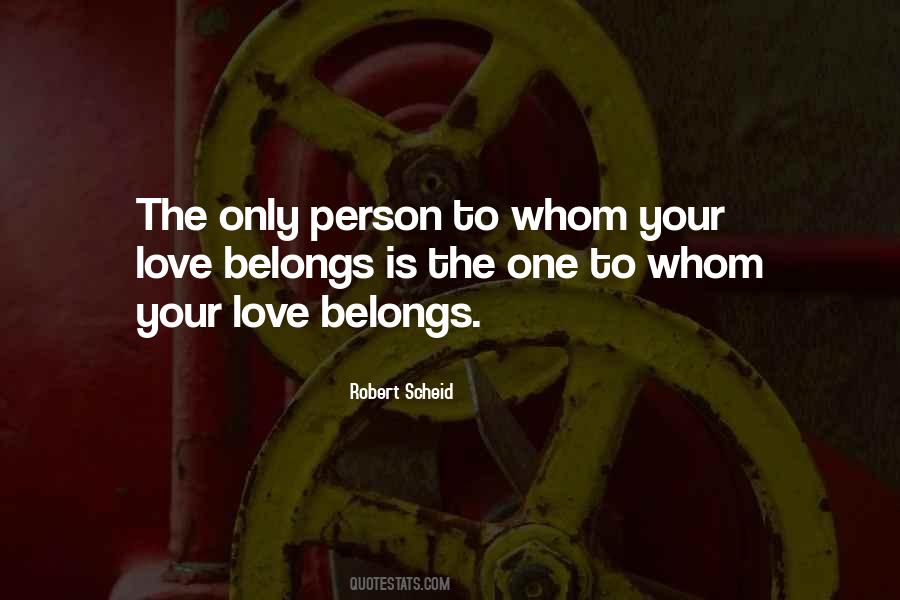 Persons Love Quotes #283159