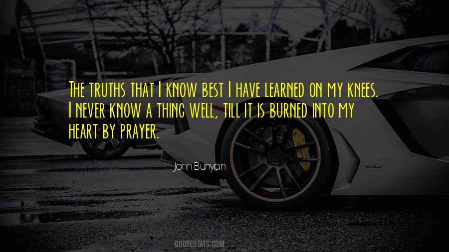 Knees In Prayer Quotes #991102