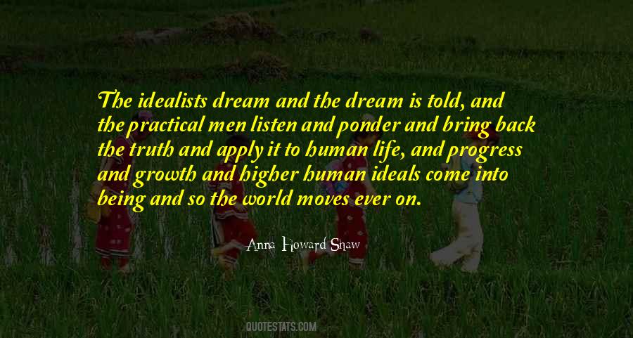 Human Ideals Quotes #1230364